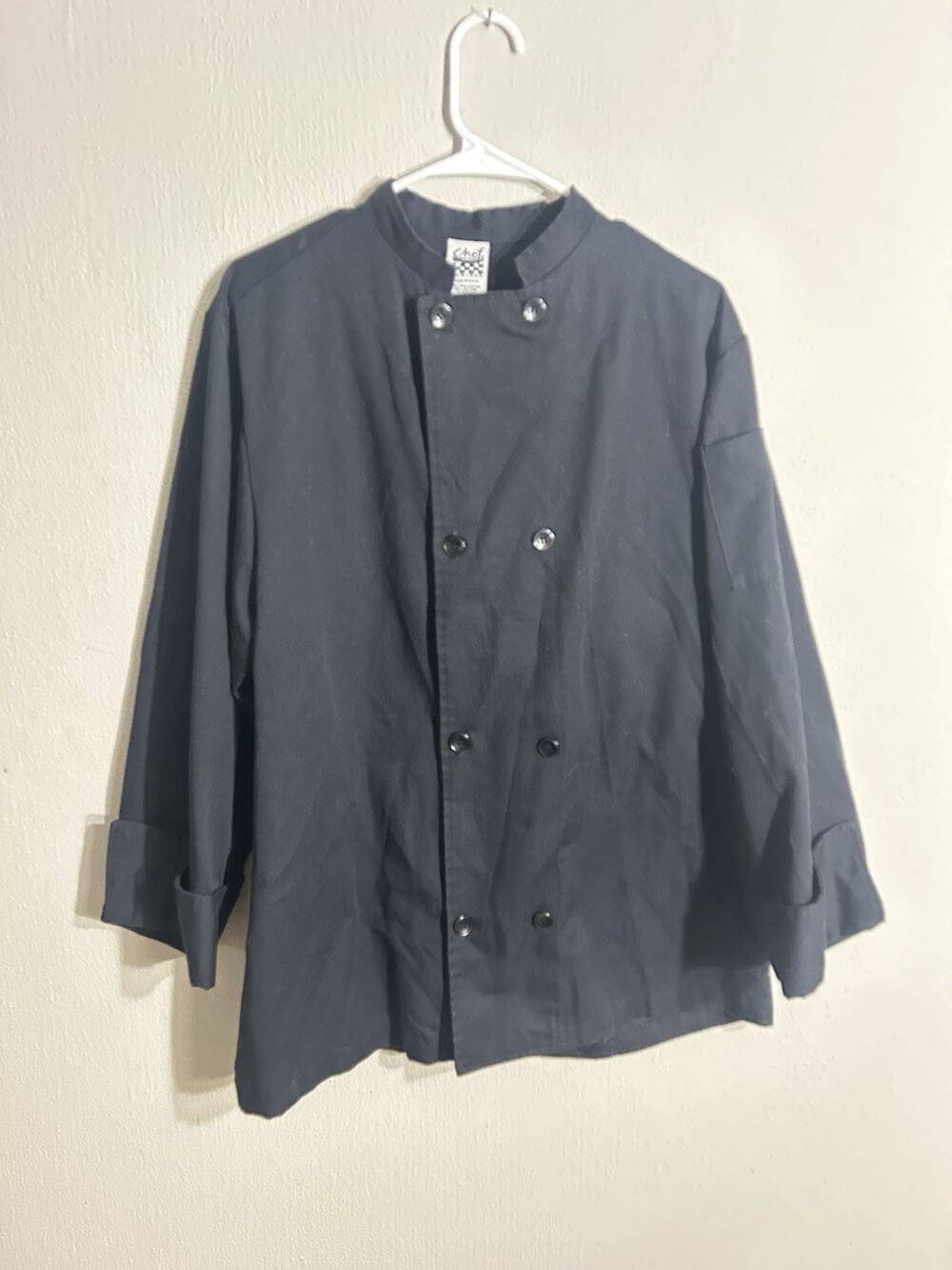 Chef Revival Black Large Chef Jacket Great Condition Workwear Uniform